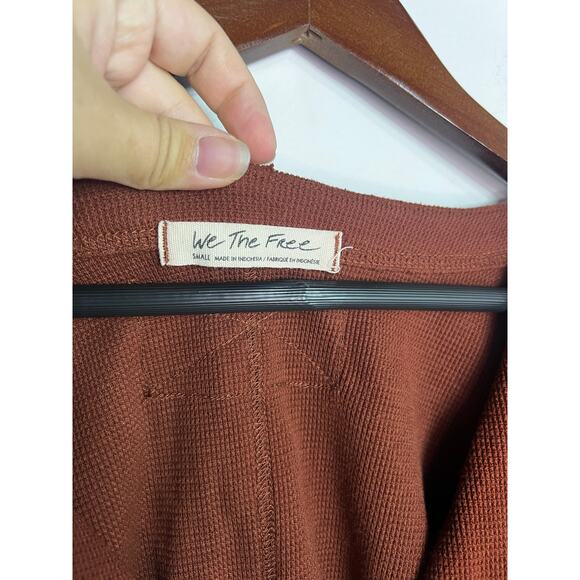 Free People Women's All Nighter Knit T-Shirt Size Small - Picture 4 of 6